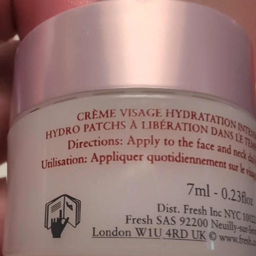 Fresh Rose Deep Hydration Face Cream - Pink NEW WITH TAG - Picture 2 of 6